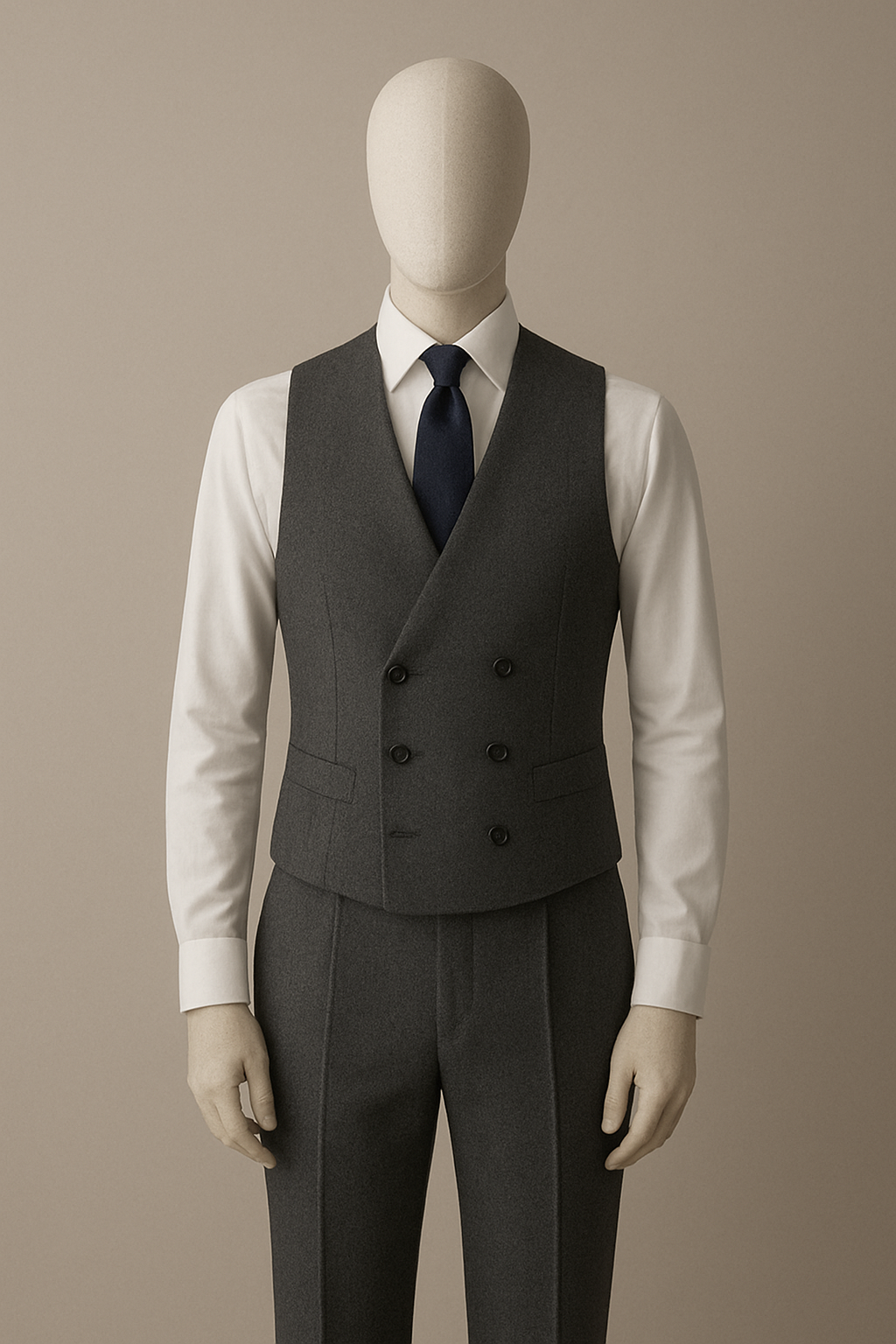 WAISTCOAT AND PANTS (DOUBLE BREATED)